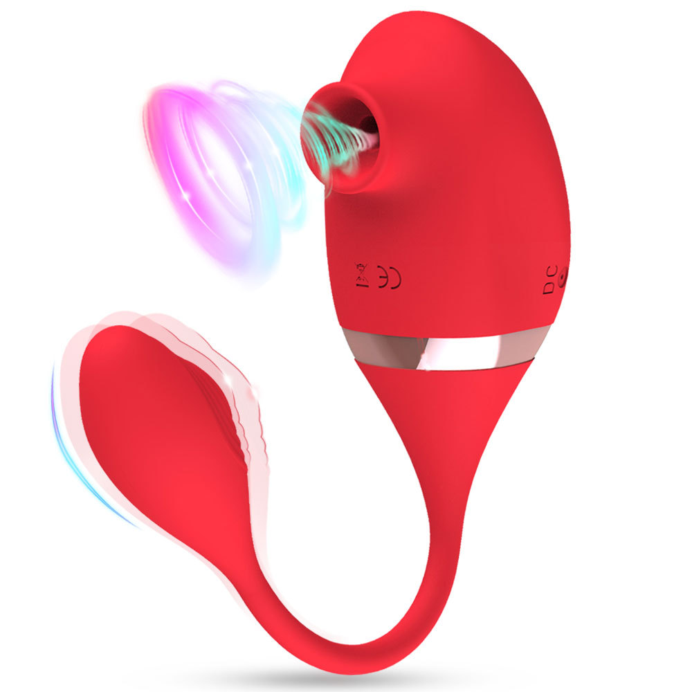 Rose Vibrator with Dildo Adult Toys