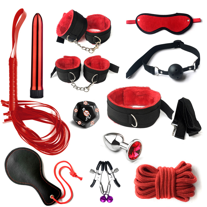 BDSM Restraints Sex Toys 12 Pcs Kits 