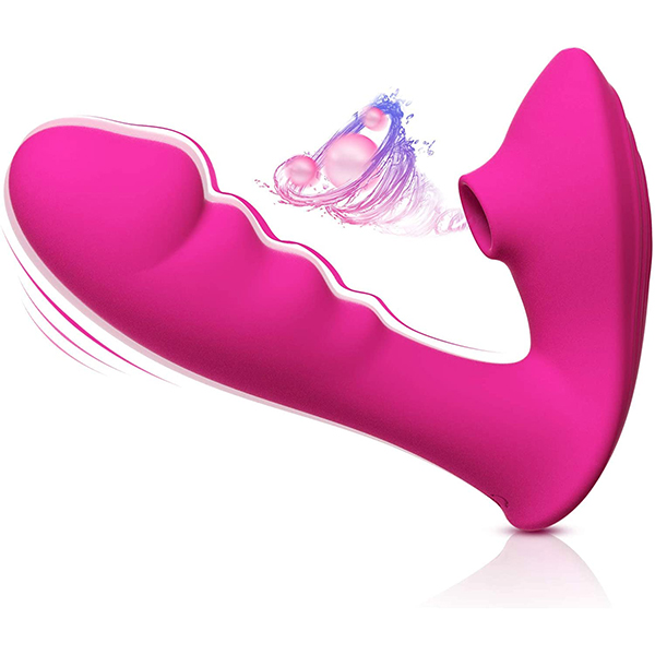 G-Spot Vibrator, 2 in 1 Sex toys Clitoris Dildo Sucking Vibrators