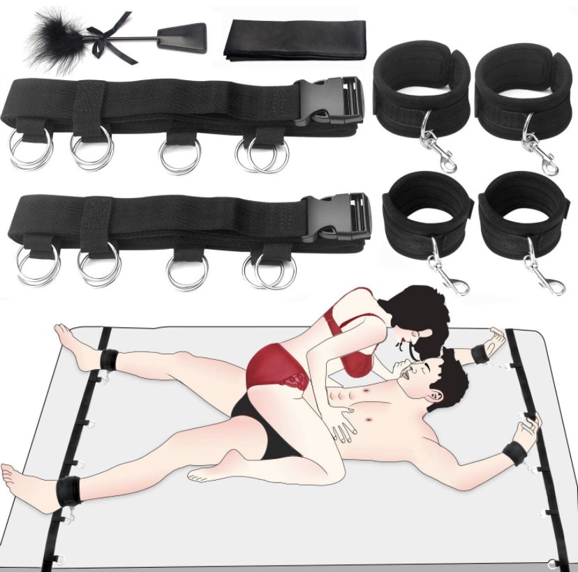 3pcs Bed BDSM Restraints Kits