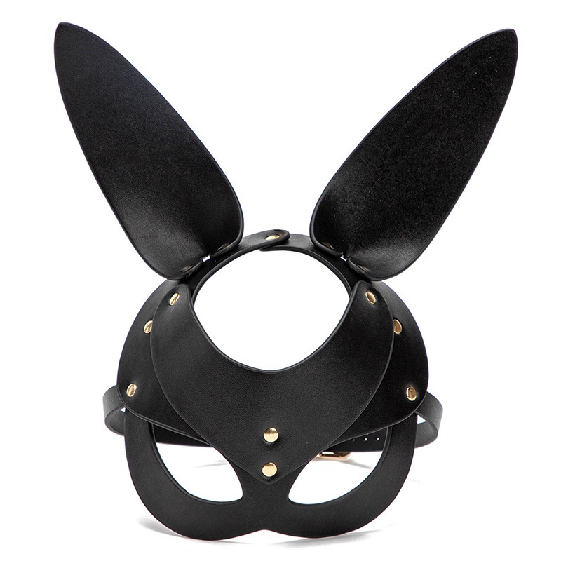 Rabbit Mask Fashion Leather Mask Cosplay Game