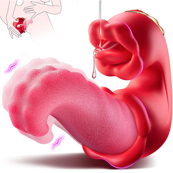 4 in 1 Thrusting Tongue Vibrator