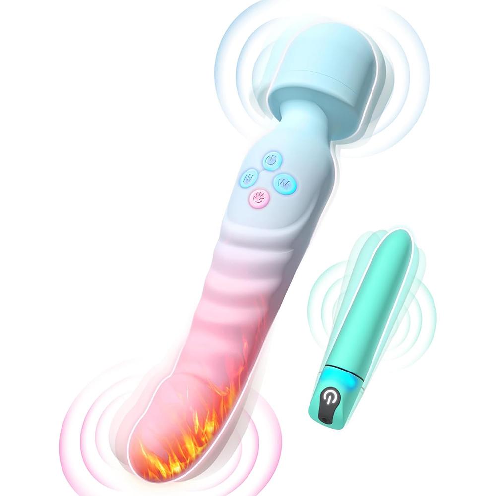 G Spot Vibrator Wand & Bullet Vibrator Set